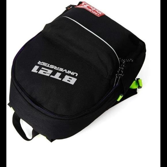 BT21 Space Wappen Collection Lightweight Canvas Casual Student Backpack - Picture 12 of 16